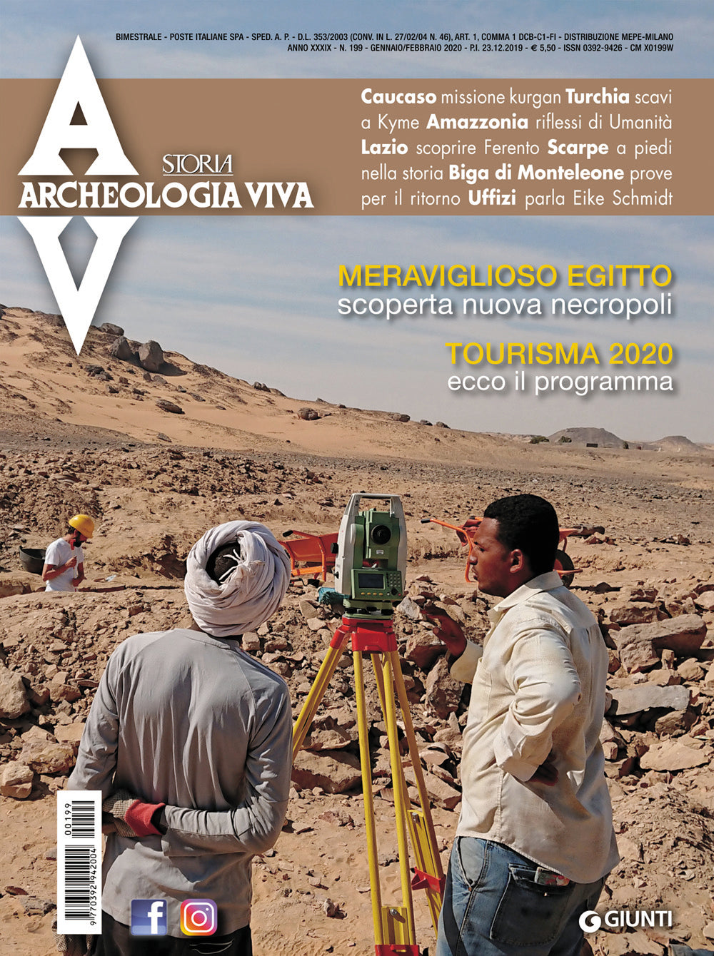 Archeologia Viva n. 199 - gennaio/febbraio 2020. Rivista bimestrale