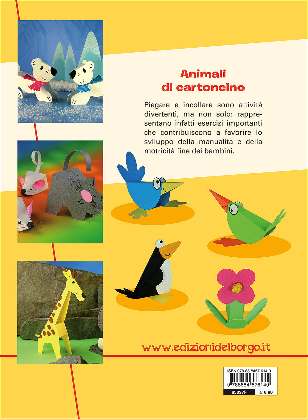 Animali di cartoncino. Con modelli delle attività