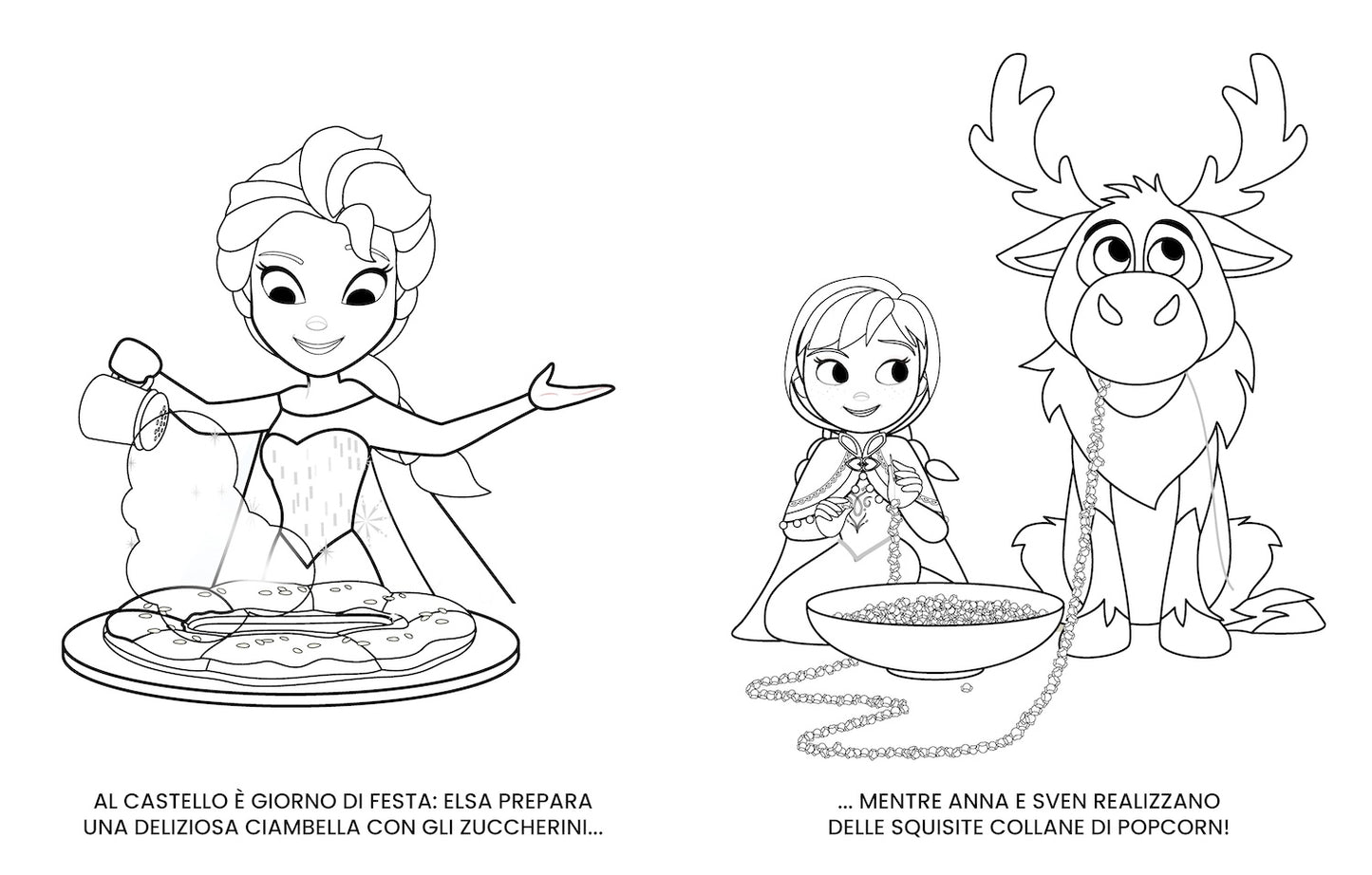 Frozen Mini Staccattacca e colora Cute Stickers. Più di 60 adesivi