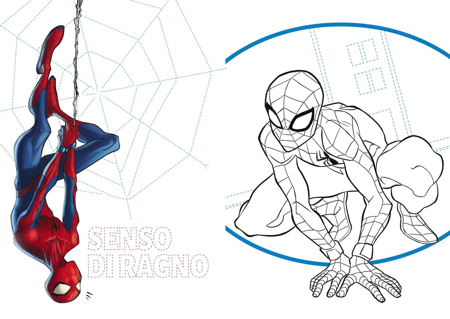 Spider-man Disegna e colora. Supereroi