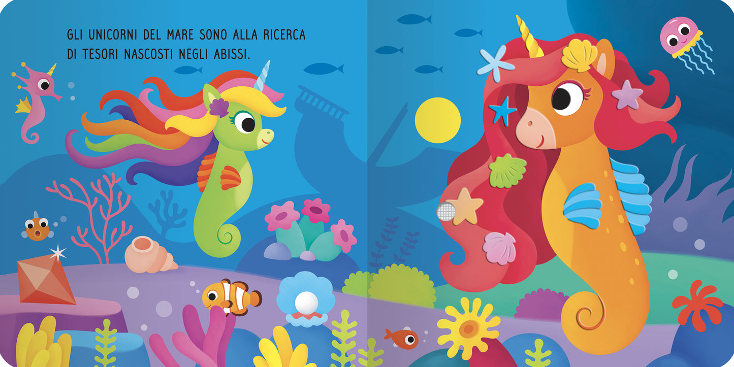 Unicorni. Libro tattile sonoro