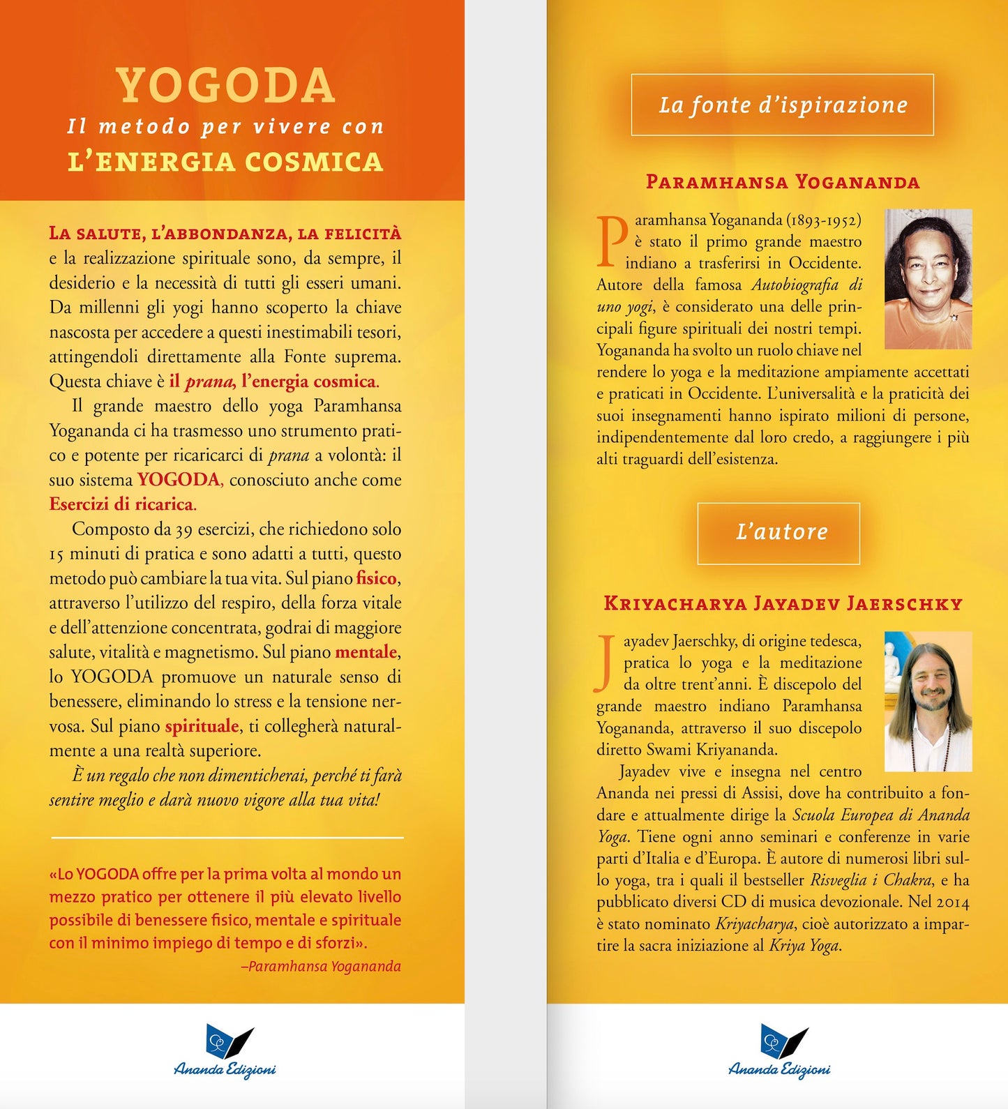 Yogoda. Gli Esercizi di Ricarica. Guarisci e trasforma la tua vita.