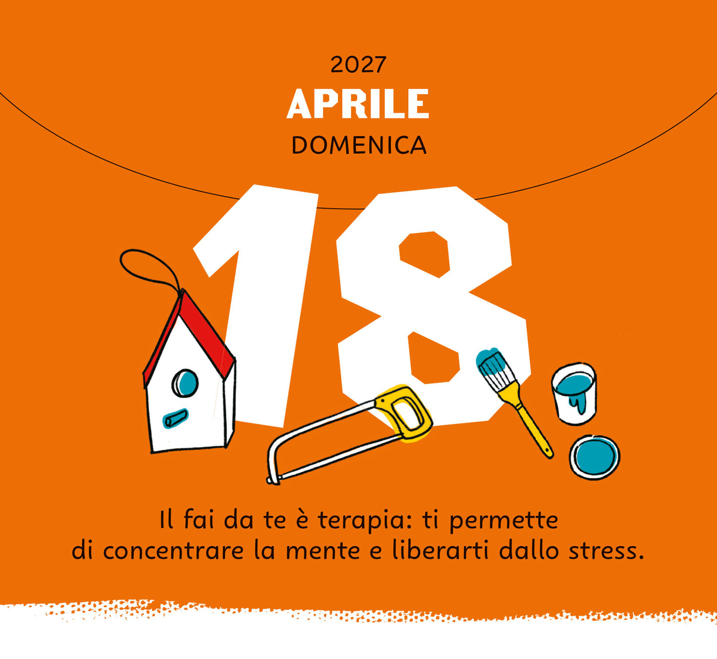 Calendario Pensa Positivo 2027 da tavolo (13,8 x 12,7 cm)