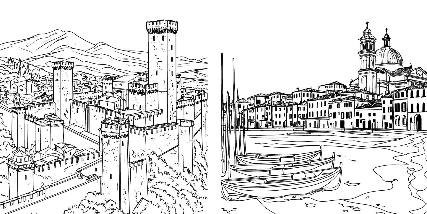 ITALIA I LOVE YOU. Coloring book