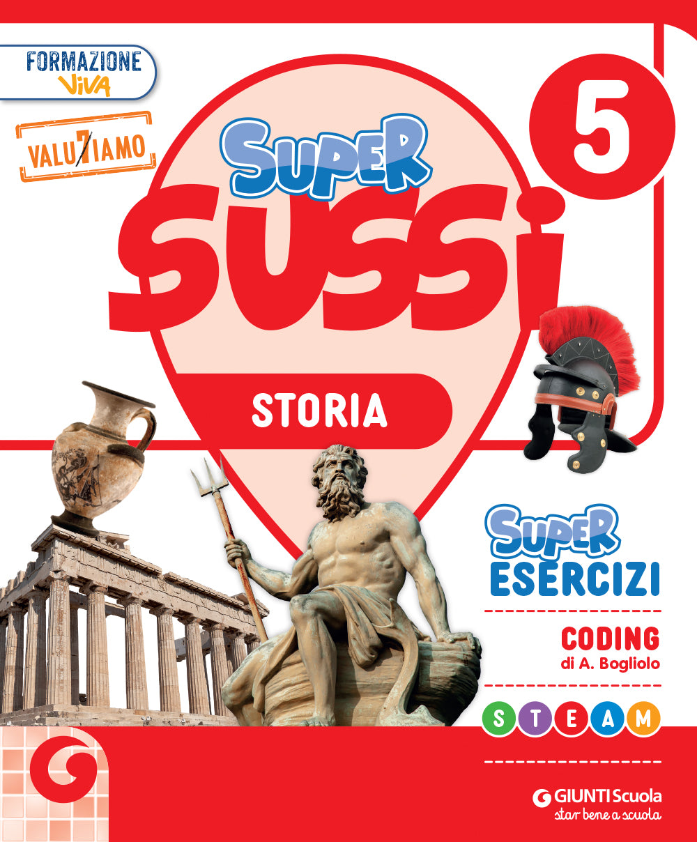 SUPERSUSSI - cl 5 Storia. Sussidiario delle discipline