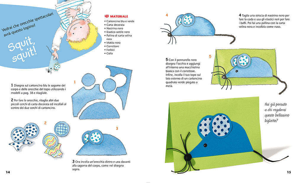 Cose di carta per bambini. Biglietti originali - Animali della fattoria - Burattini a dita - Lavoretti con la carta