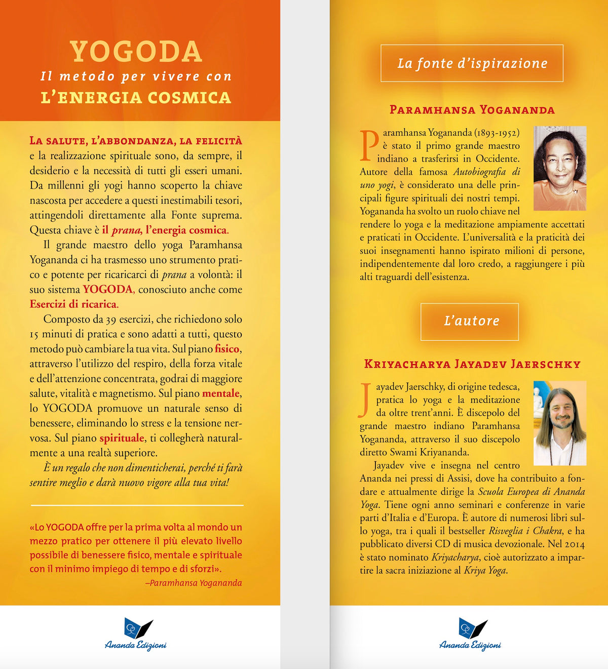 Yogoda. Gli Esercizi di Ricarica. Guarisci e trasforma la tua vita.
