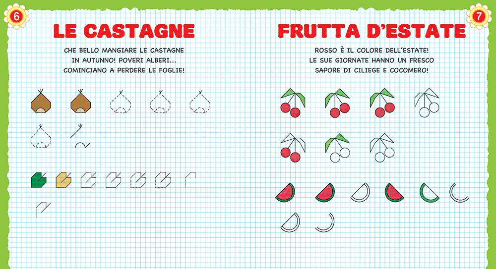 La fattoria. Cornicette facili facili