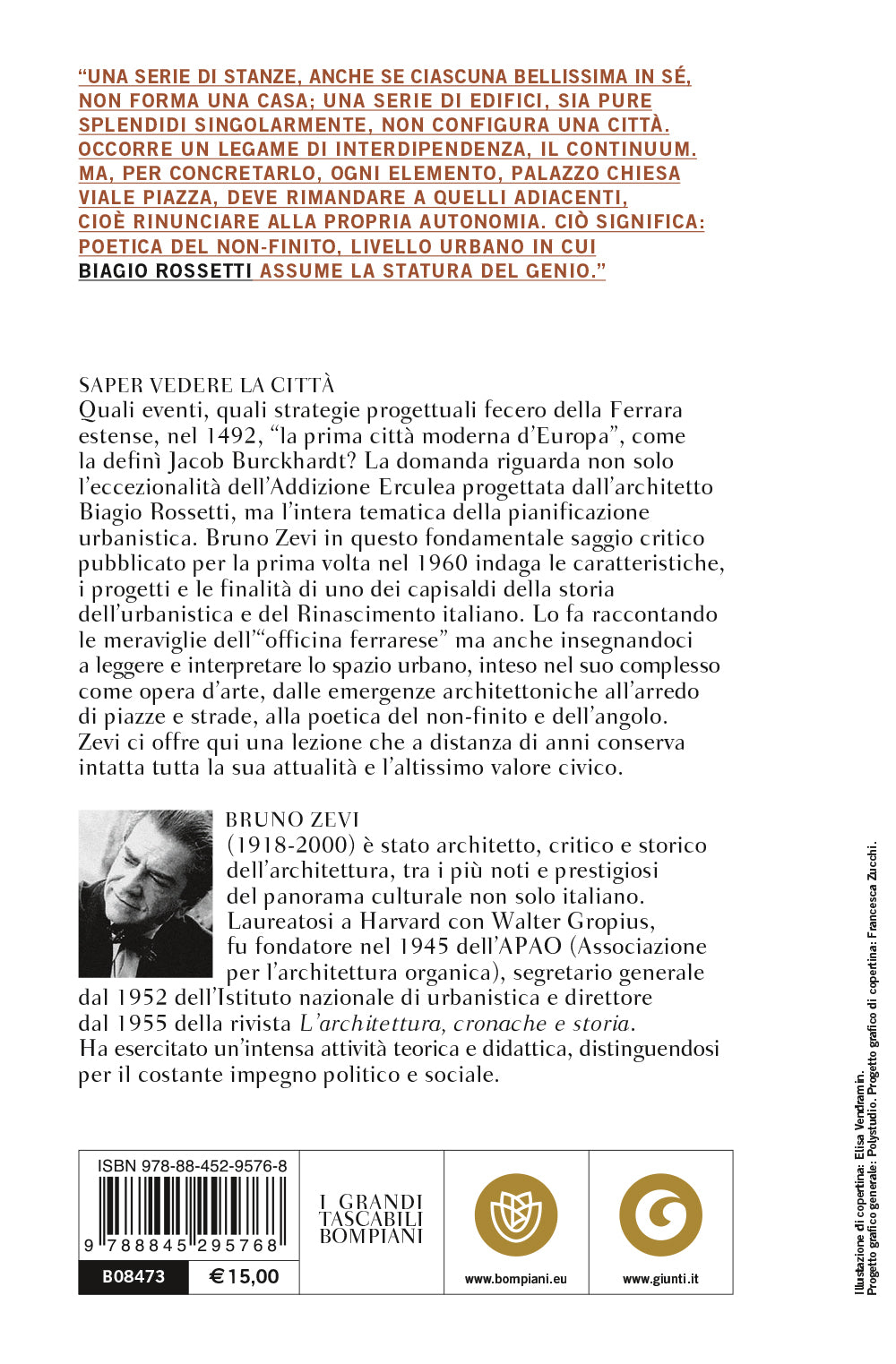 Saper vedere la città. Ferrara di Biagio Rossetti la prima città moderna d'Europa