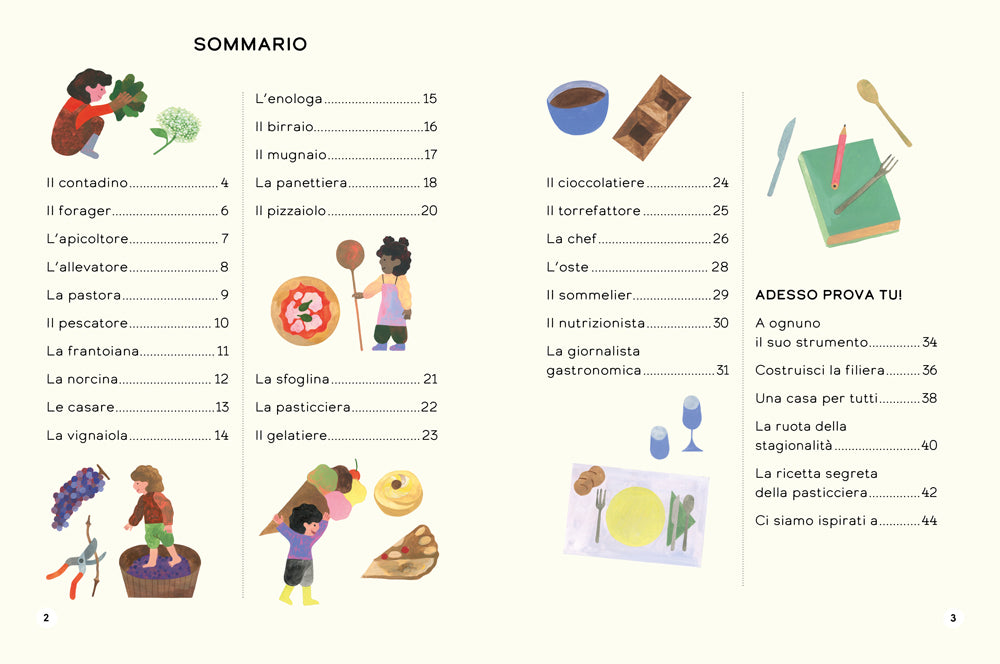 I MESTIERI DEL CIBO. Cosa fare da grandi per essere felici
