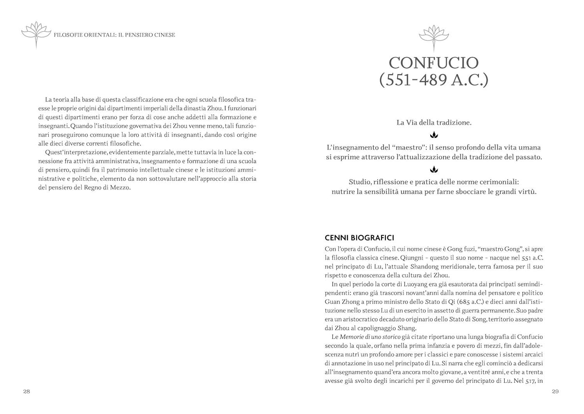 FILOSOFIE ORIENTALI. IL PENSIERO CINESE. Confucianesimo, taoismo, buddhismo
