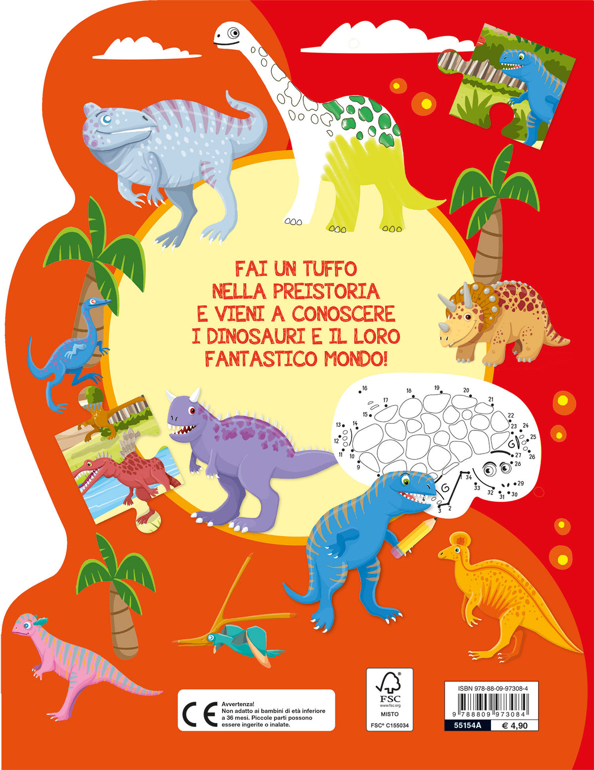 Dinosauri. Gioca e colora