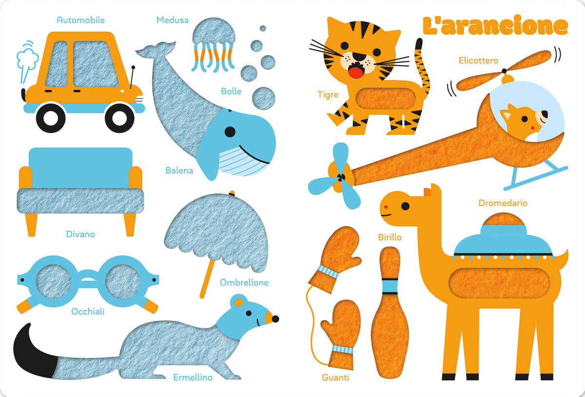 I colori delle cose. Grande libro tattile sensoriale