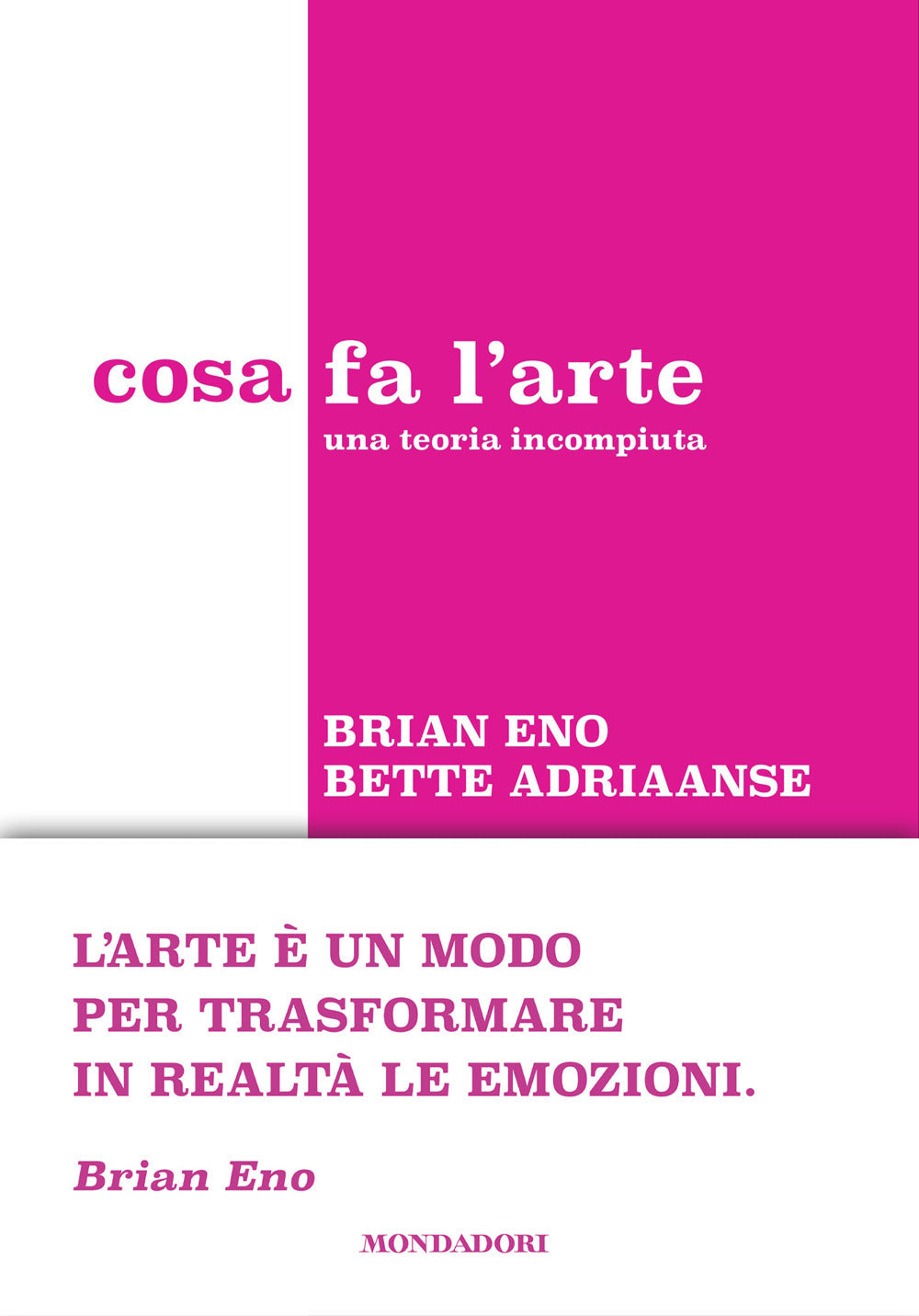 Cosa fa l'arte. Una teoria incompiuta