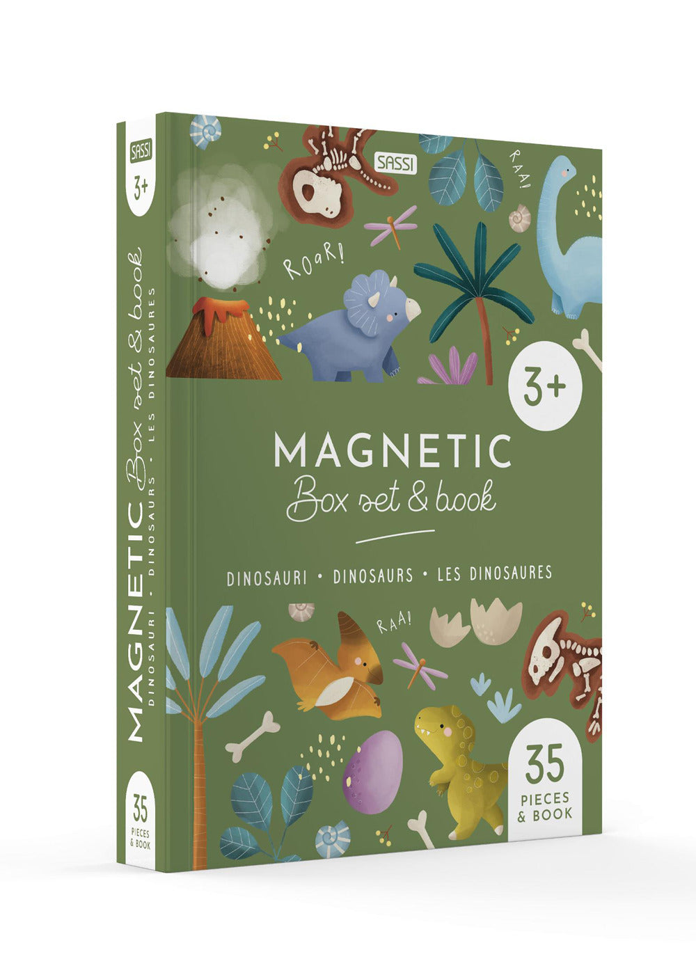 Dinosauri-Dinosaurs-Les dinosaures. Magnetic box e book