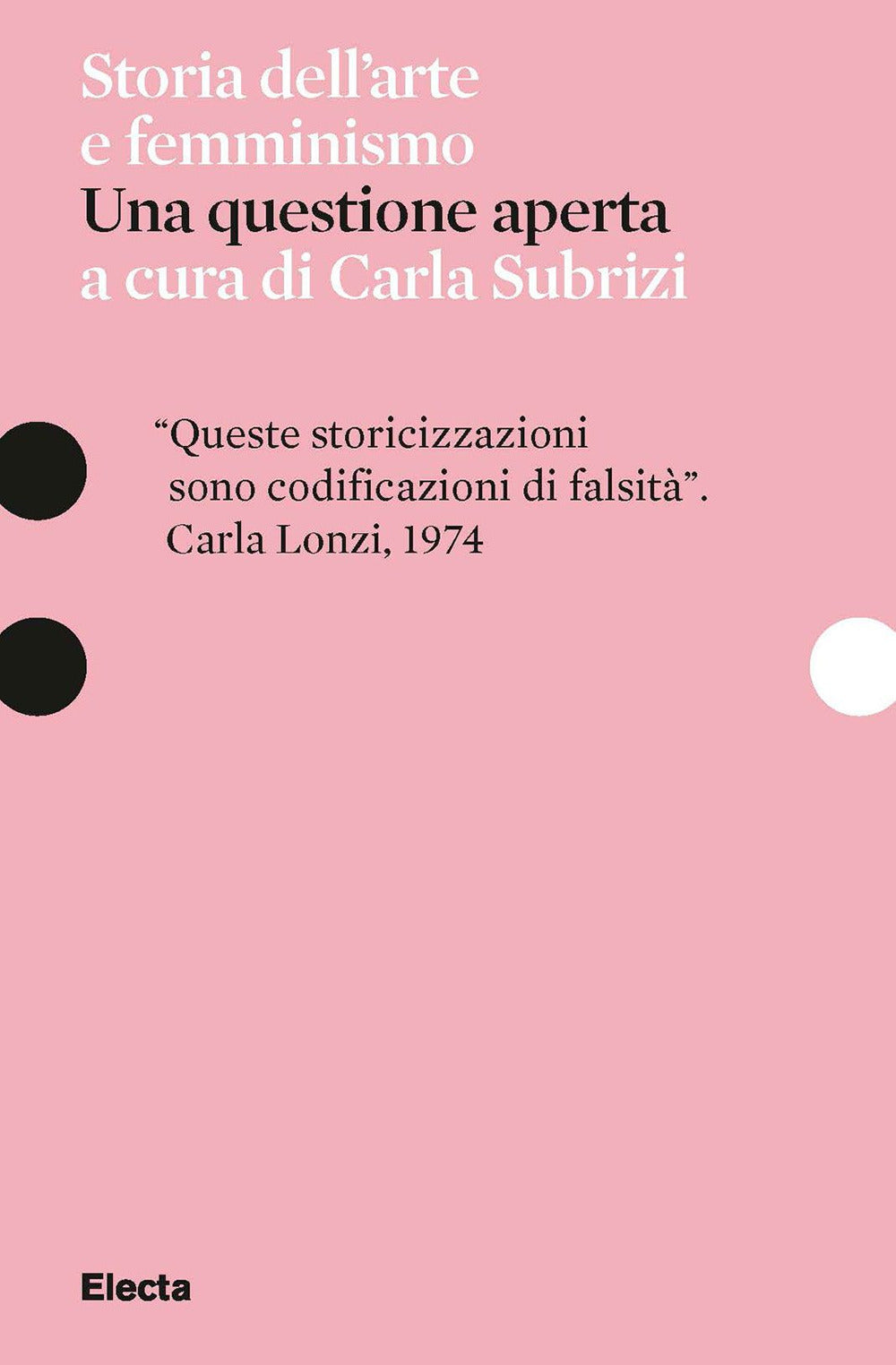 Storia dell'arte e femminismo. Una questione aperta