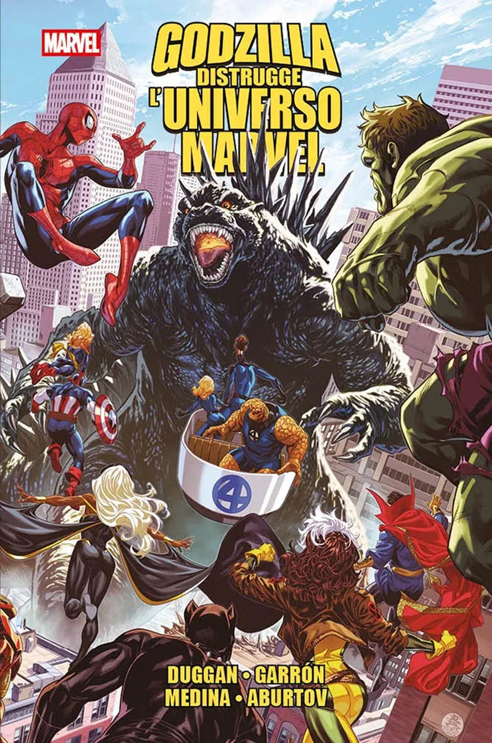 Godzilla distrugge l'universo Marvel