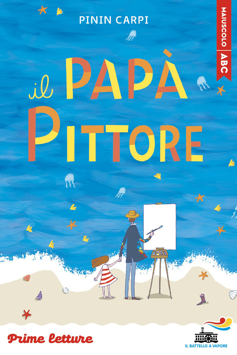 Il papà pittore. Stampatello maiuscolo a leggibilità facilitata