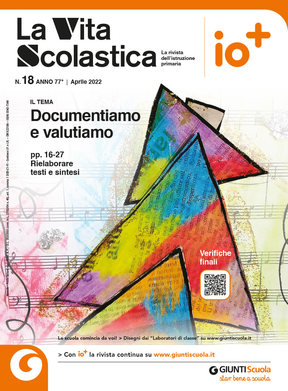 La Vita Scolastica n. 18 aprile 2022