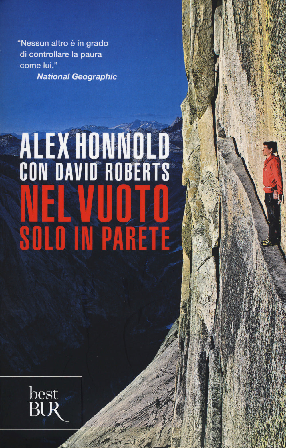 Nel vuoto. Solo in parete.
