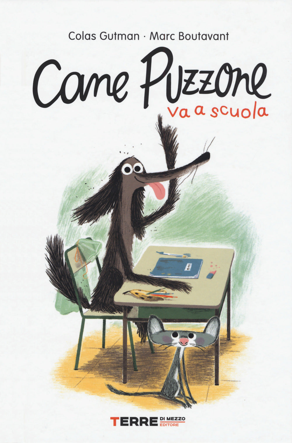 Cane Puzzone va a scuola.