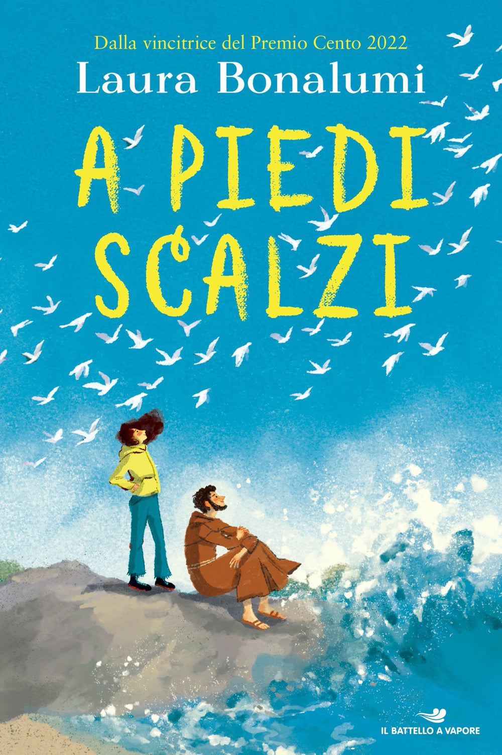 A piedi scalzi.