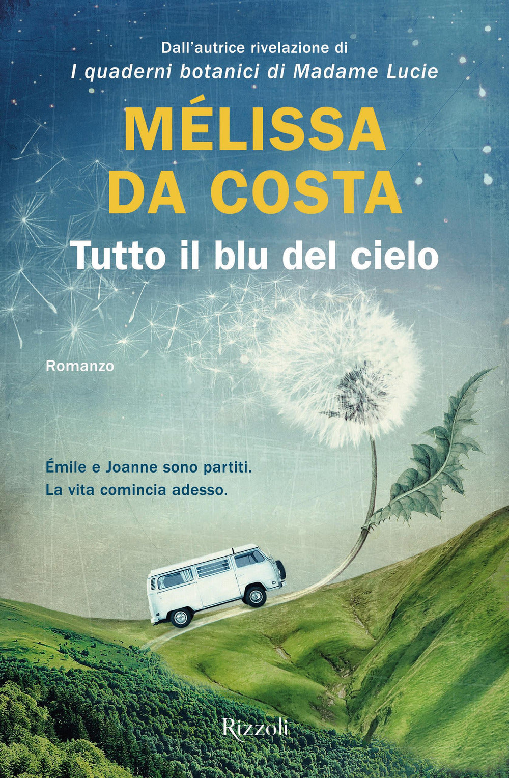 Tutto il blu del cielo.