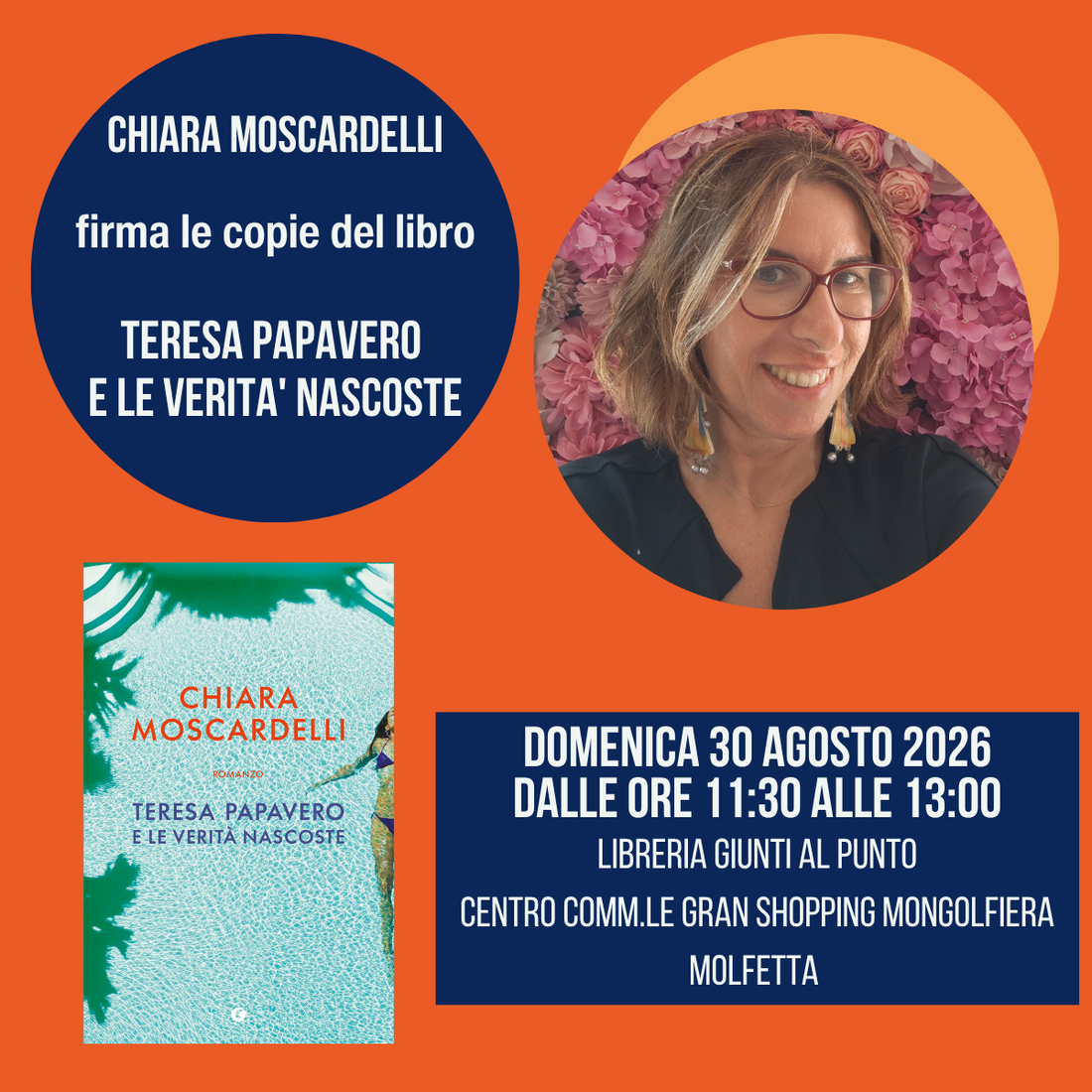 Chiara Moscardelli a Molfetta
