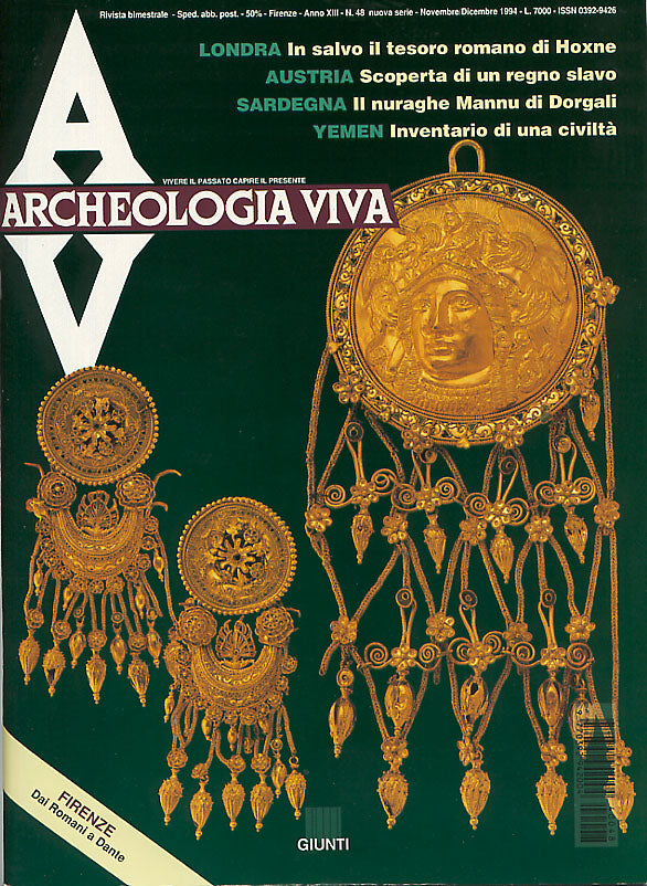Archeologia Viva n. 48 - novembre/dicembre 1994. Rivista bimestrale