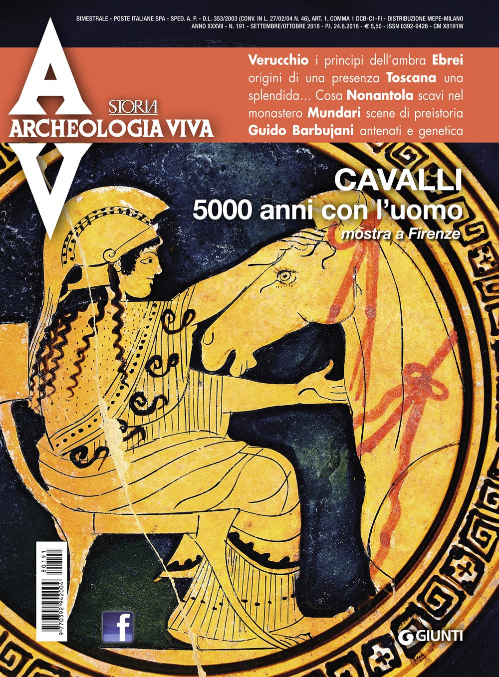 Archeologia Viva n. 191 - settembre/ottobre 2018. Rivista bimestrale