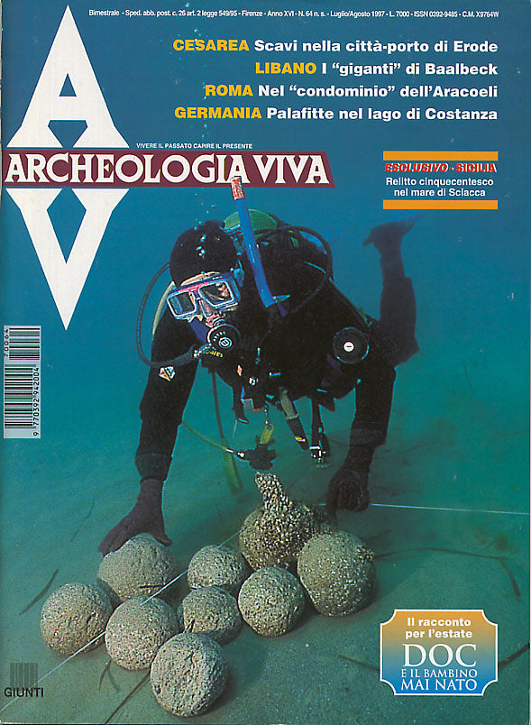 Archeologia Viva n. 64 - luglio/agosto 1997. Rivista bimestrale