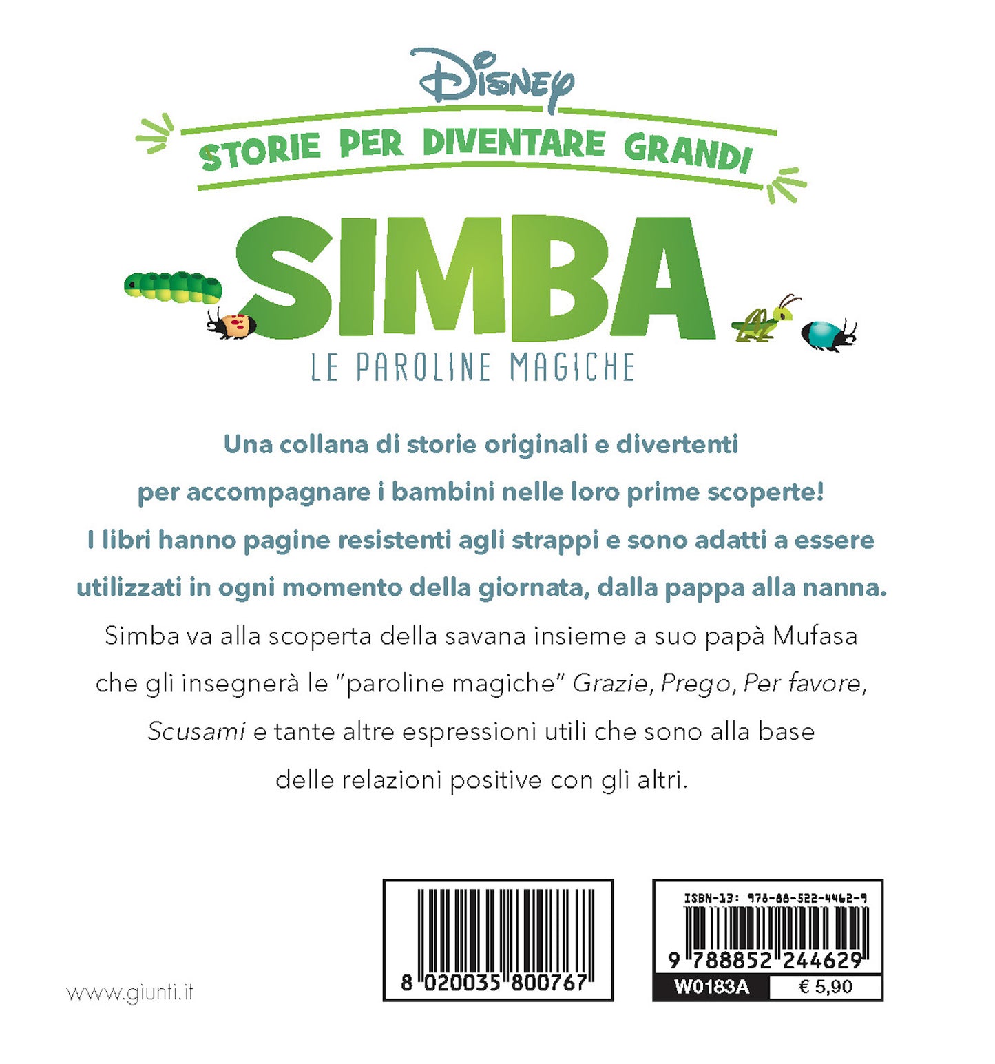 Disney Storie per diventare grandi - Simba Le paroline magiche
