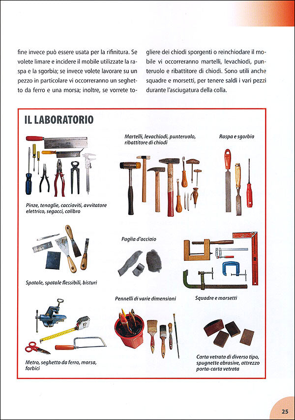 Restaurare e riparare mobili. Nozioni di base. Materiali e tecniche. Lucidare, pulire e verniciare. Cura e riparazioni.