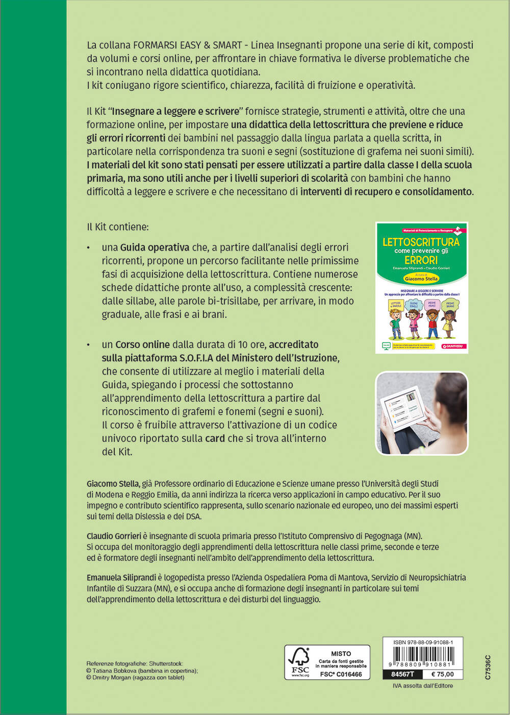 KIT Insegnare a leggere e scrivere. Come prevenire gli errori
