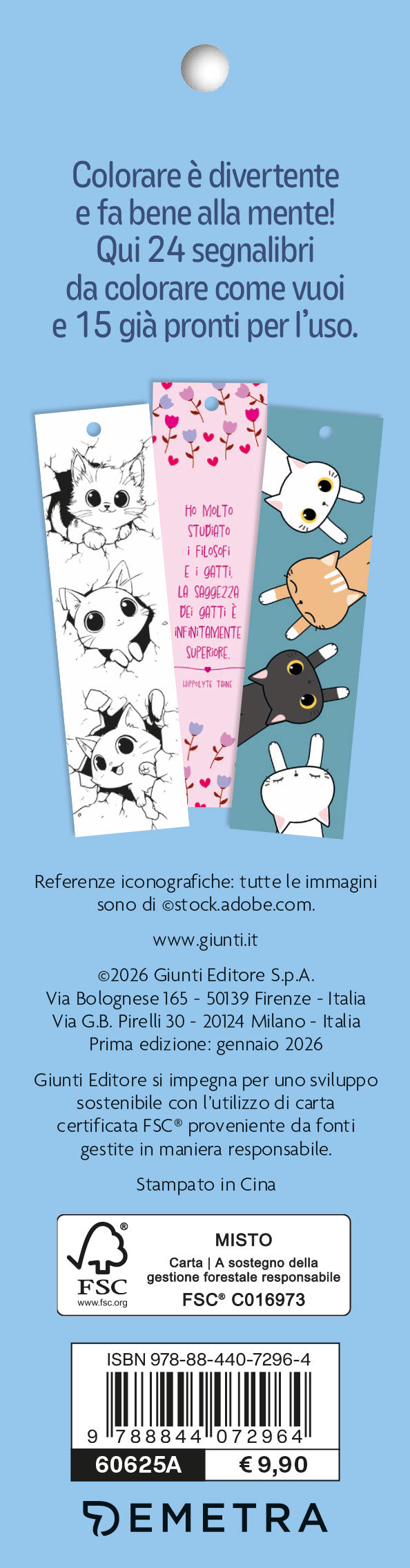 Segnalibro da Colorare Cuccioli