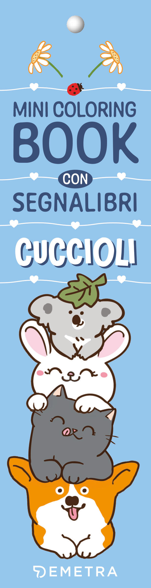 Segnalibro da Colorare Cuccioli