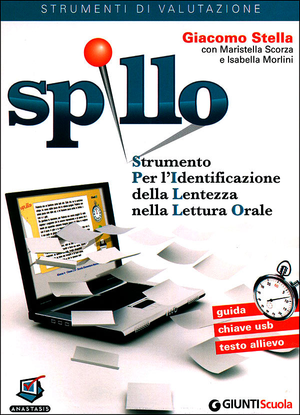 SPILLO: Kit Scuola 500 somministrazioni. Guida, chiave USB, testo allievo