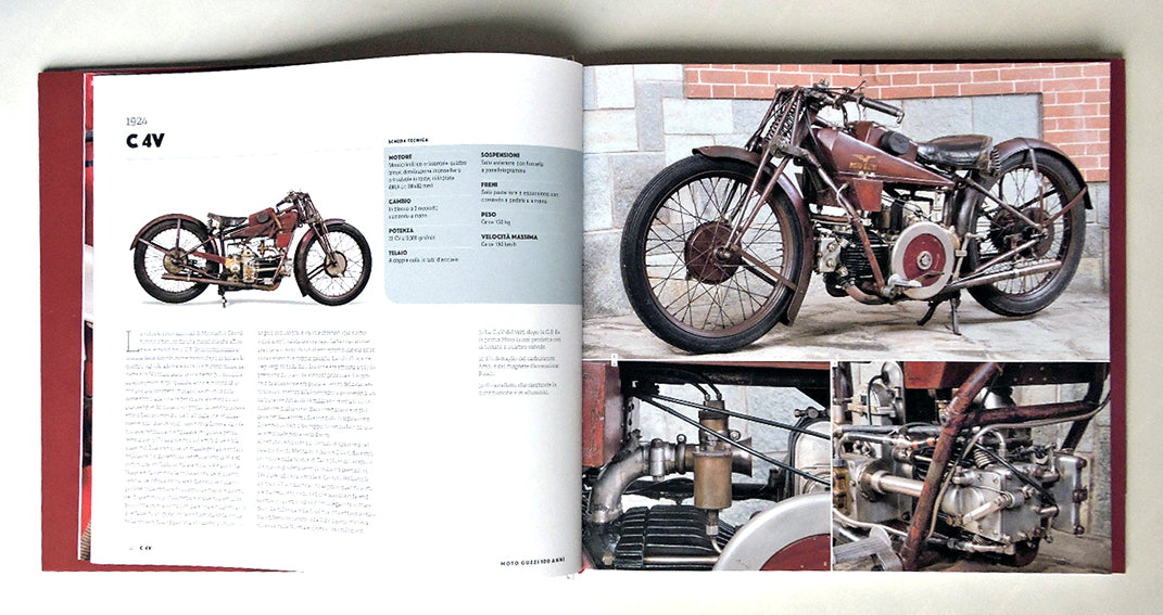 MOTO GUZZI 100 anni .  I modelli che hanno fatto la storia