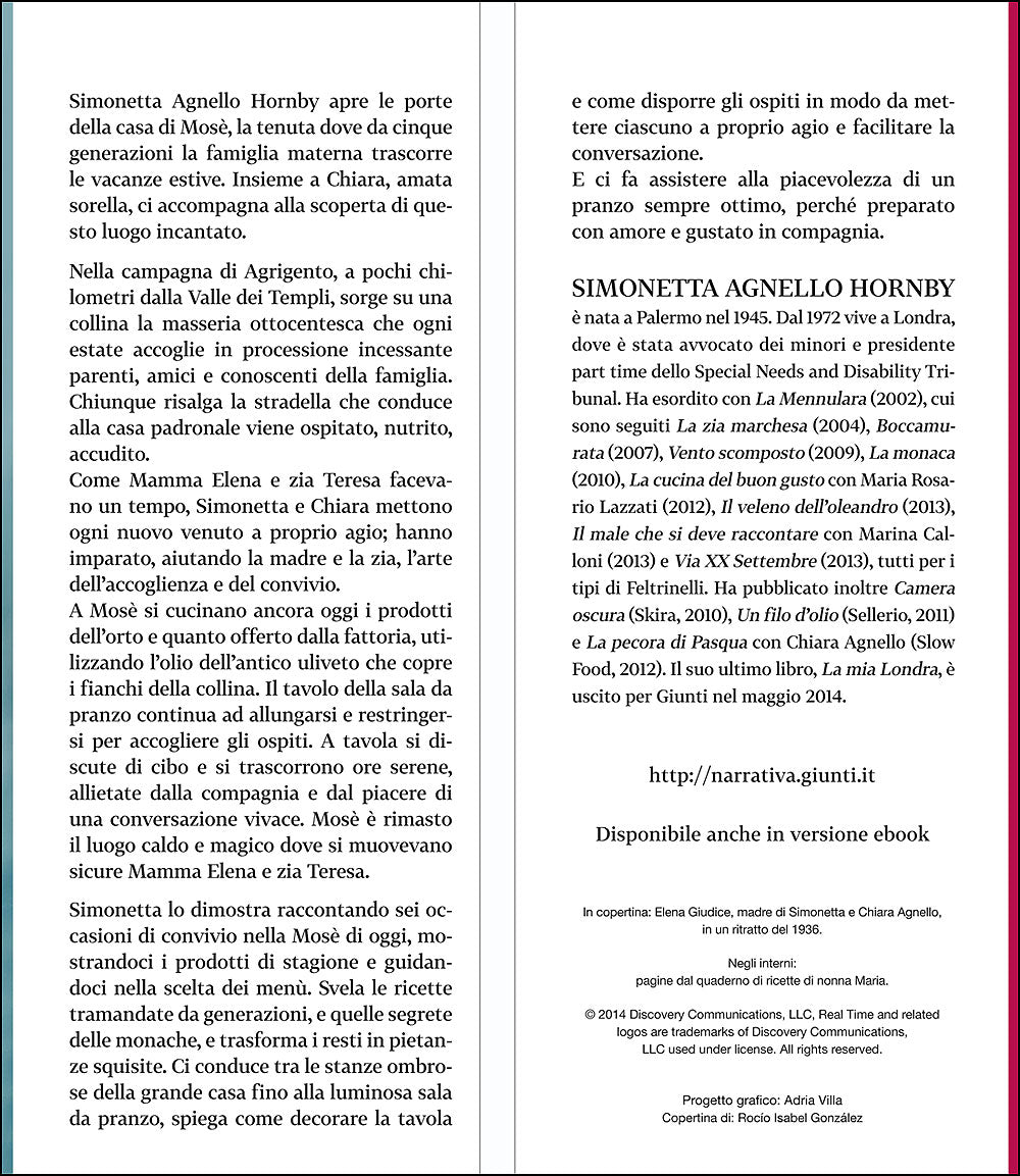 Il pranzo di Mosè. Con le ricette di Chiara Agnello