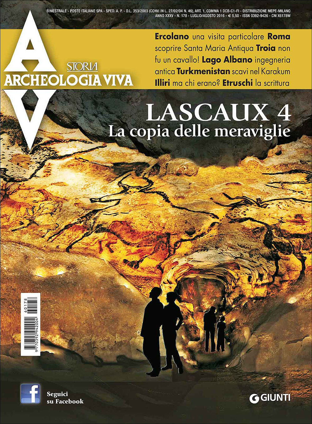 Archeologia Viva n. 178 - luglio/agosto 2016. Rivista bimestrale