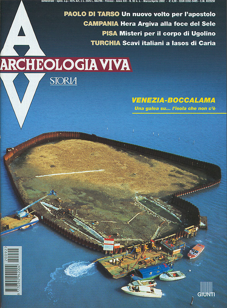 Archeologia Viva n. 92 - marzo/aprile 2002. Rivista bimestrale