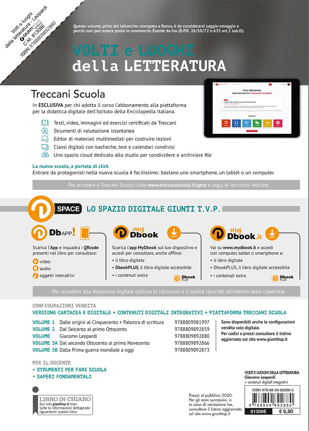 Volti e luoghi della Letteratura -Leopardi