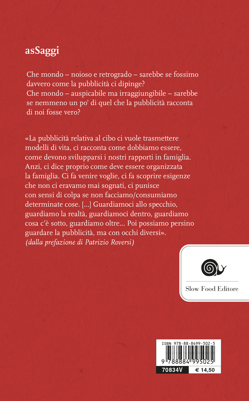 Che mondo sarebbe. Pubblicità del cibo e modelli sociali