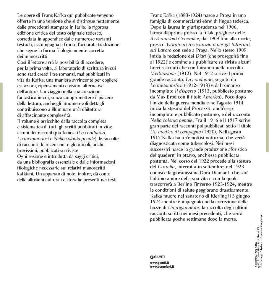 Tutti i romanzi. Tutti i racconti e i testi pubblicati in vita