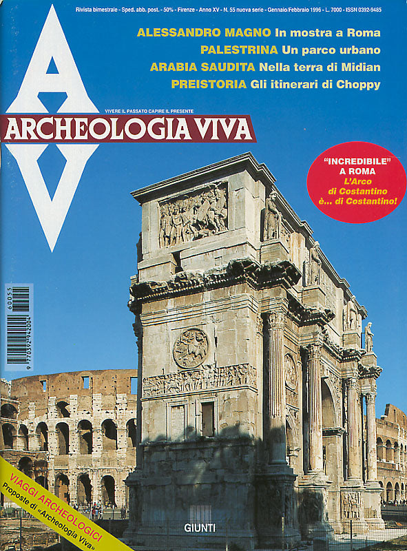 Archeologia Viva n. 55 - gennaio/febbraio 1996. Rivista bimestrale