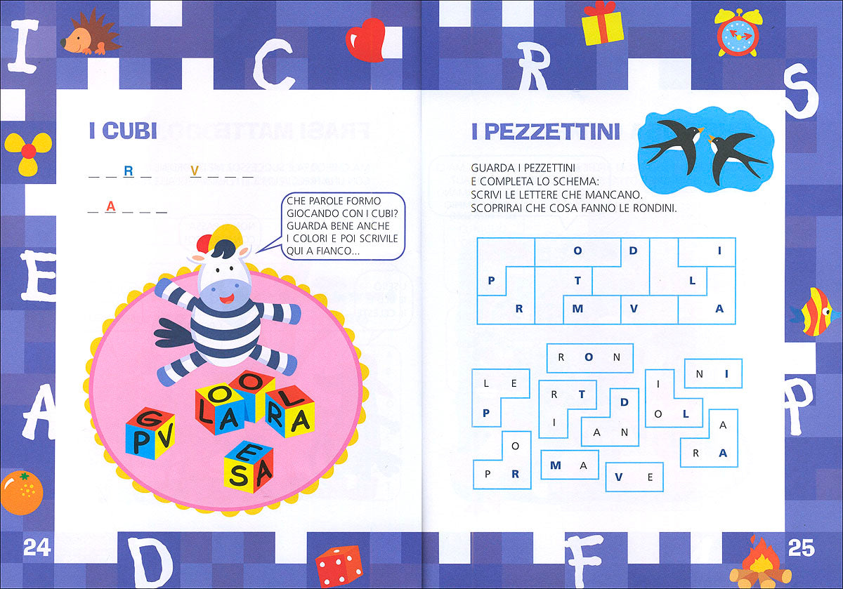 Enigmistica facile. Le lettere. Da 6 anni