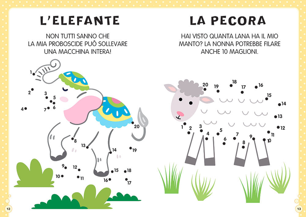 Puntini. Animali