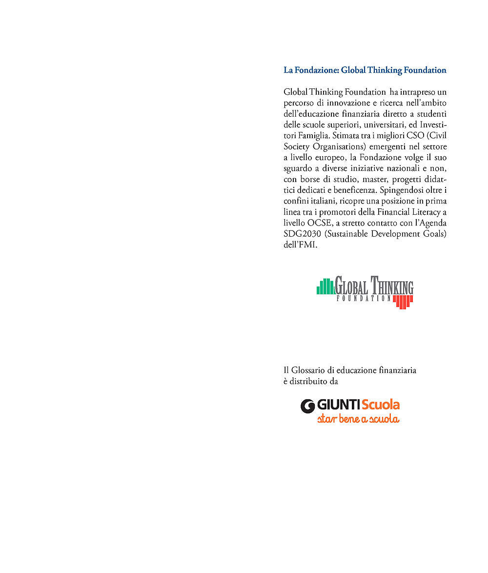 Parole di economia e finanza. Glossario di educazione finanziaria - II edizione aggiornata