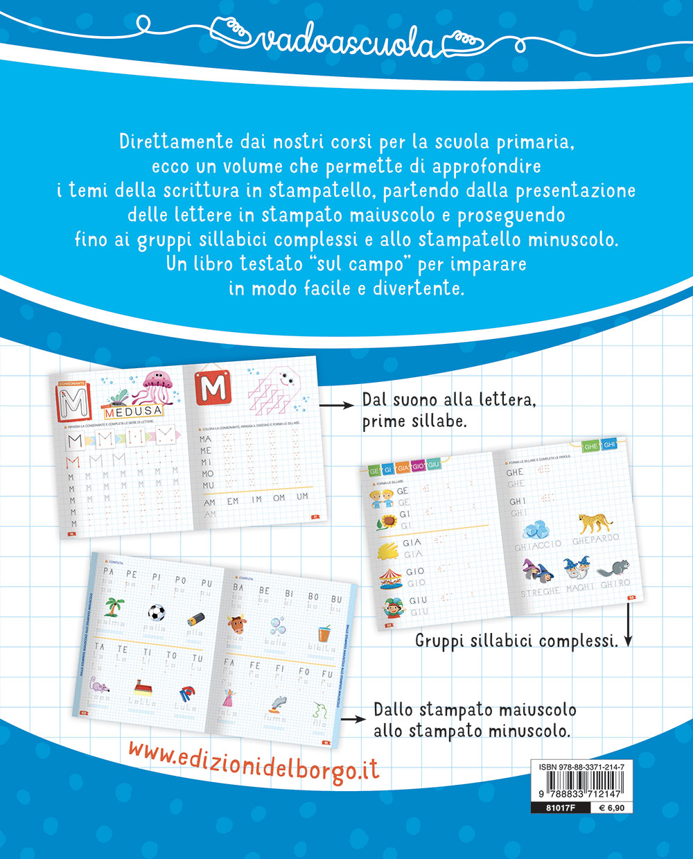 Il quaderno dello stampatello. Vocali, consonanti, sillabe