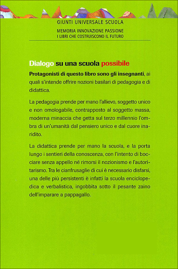 Dialogo su una scuola possibile